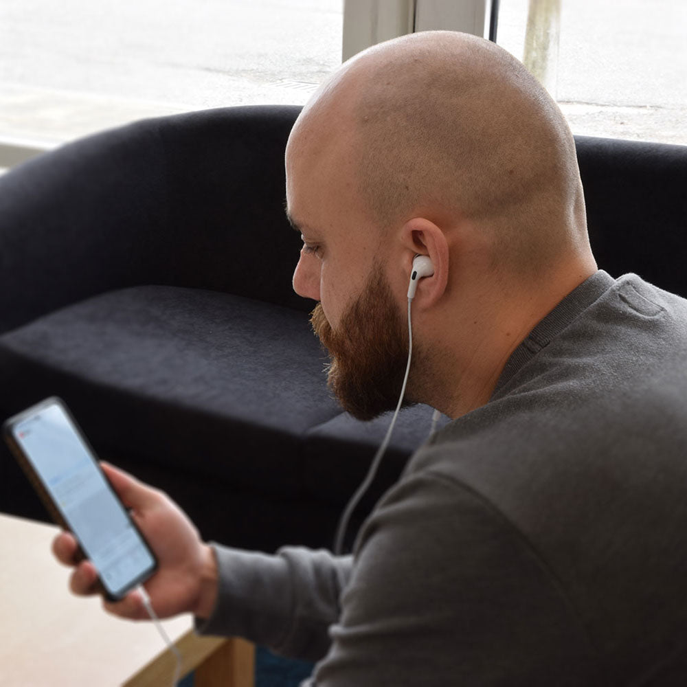 AV Link Digital USB Type-C Wired Earphones White