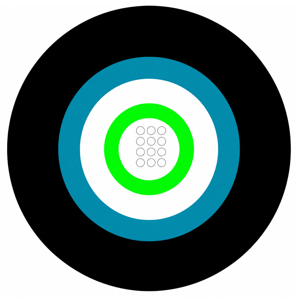 Draka (Prysmian) OM4 Multimode 50/125 Corrugated Steel Tape (CST) Armoured Fibre Optic Cable Black (Per Metre)