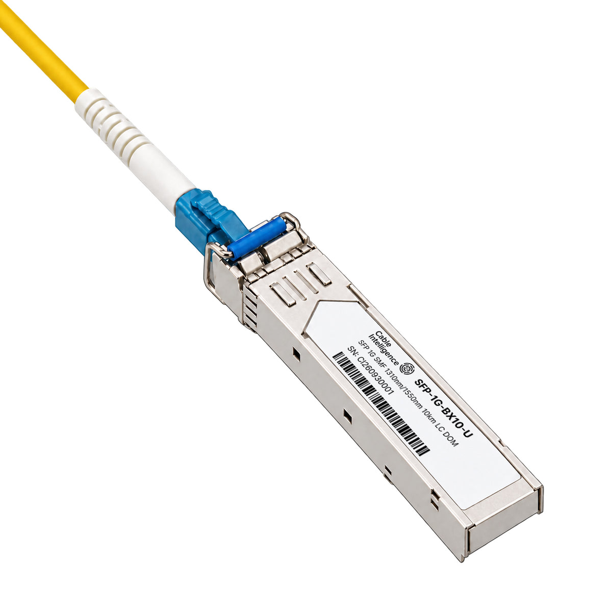 Compatible 1000BASE-BX10-U SFP BiDi 1310nm-TX/1550nm-RX 10km SMF DOM LC/UPC Simplex Optical Transceiver Module