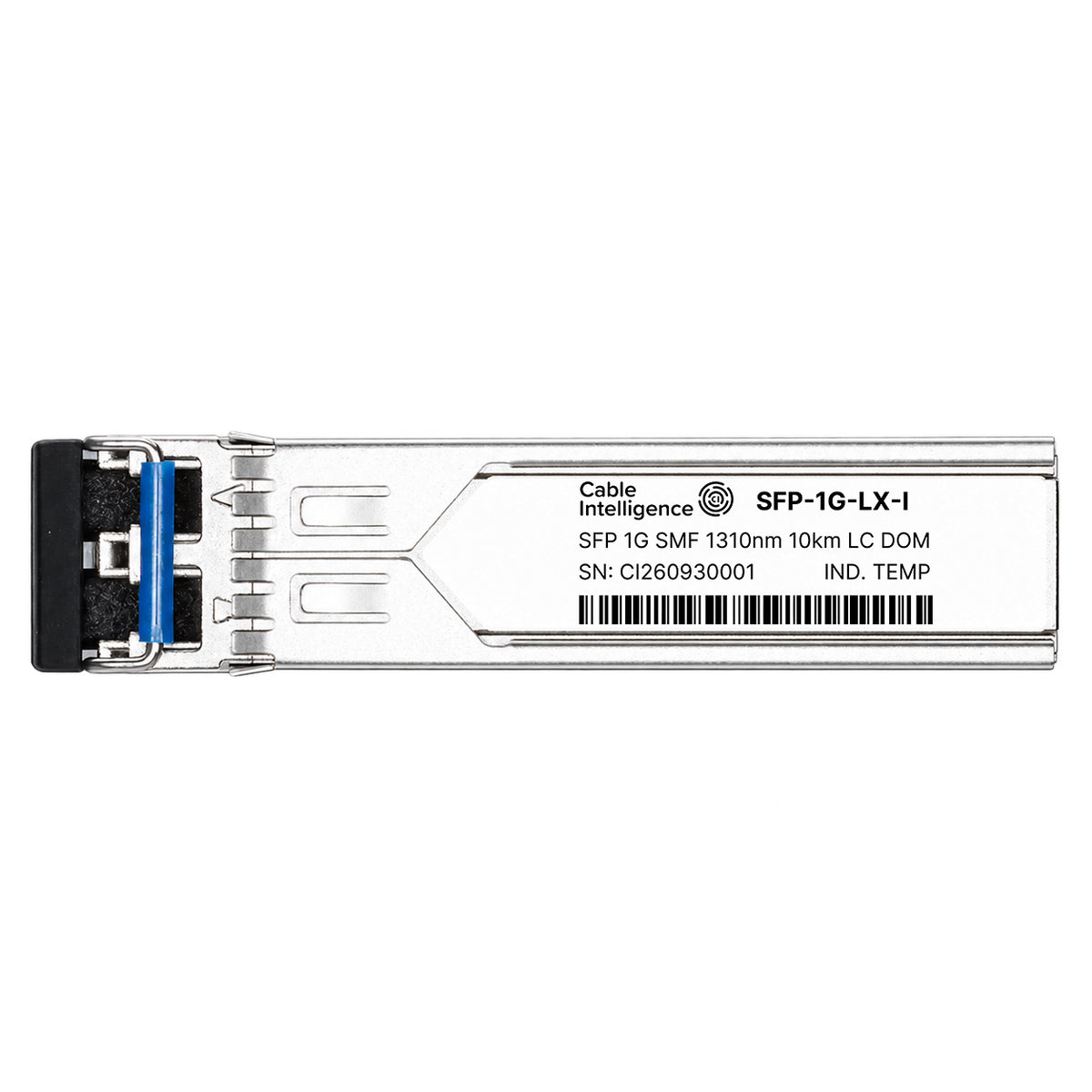Compatible 1000BASE-LX/LH SFP 1310nm 10km SMF DOM LC/UPC Duplex Industrial Temperature Optical Transceiver Module