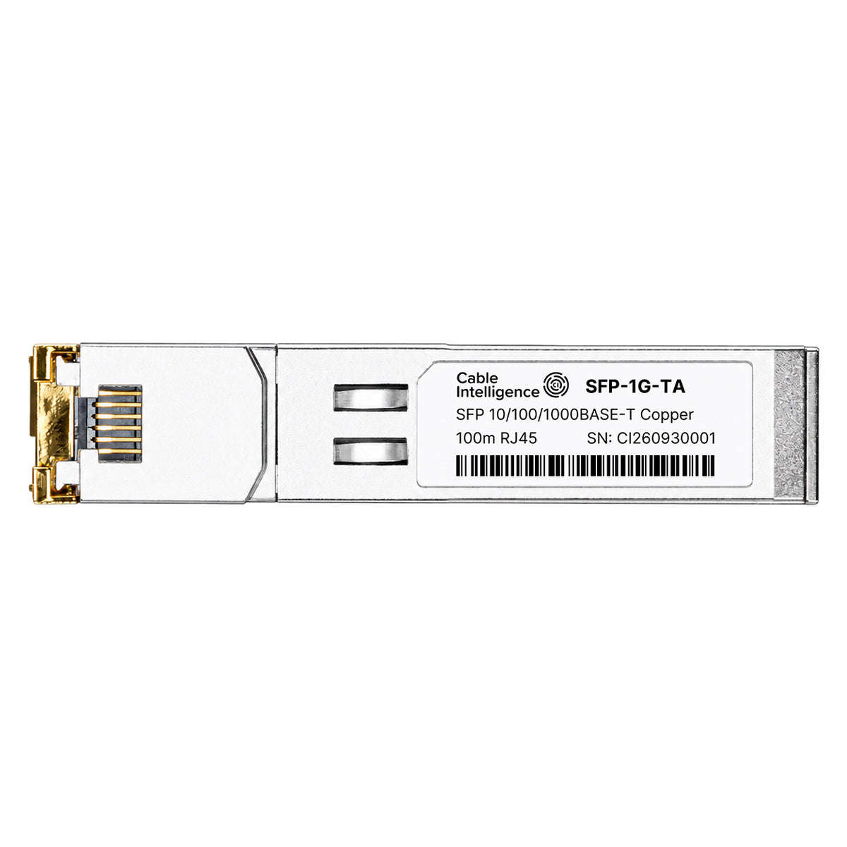 Compatible 10/100/1000BASE-T SFP Copper 100m RJ45 Transceiver Module