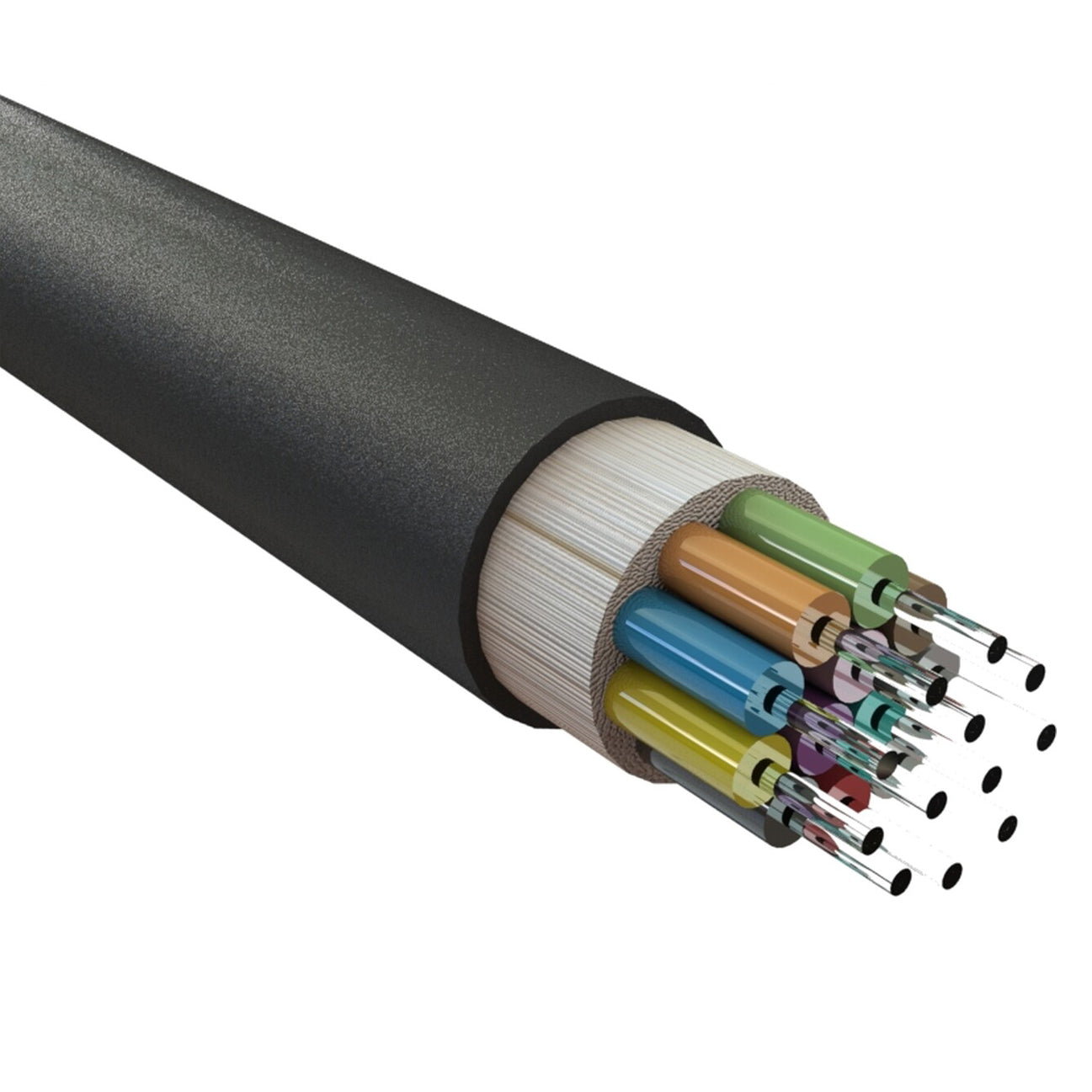 Excel OS2 Singlemode 9/125 Tight Buffered B2ca-s1a,d0,a1 Internal Fibre Optic Cable Black (Per Metre)