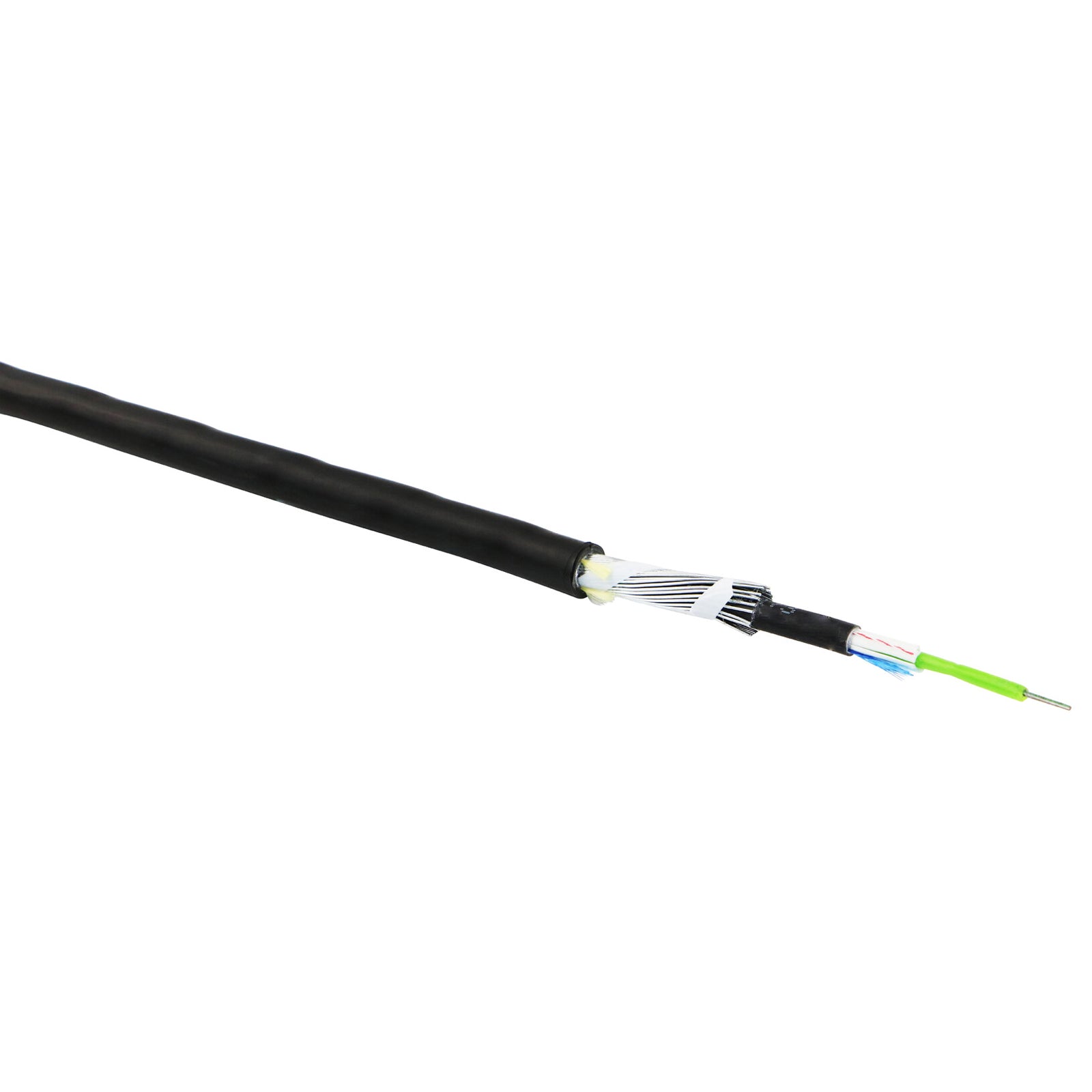 Excel OS2 Singlemode 9/125 Steel Wire Armoured (SWA) Direct Burial Eca Fibre Optic Cable Black (Per Metre)