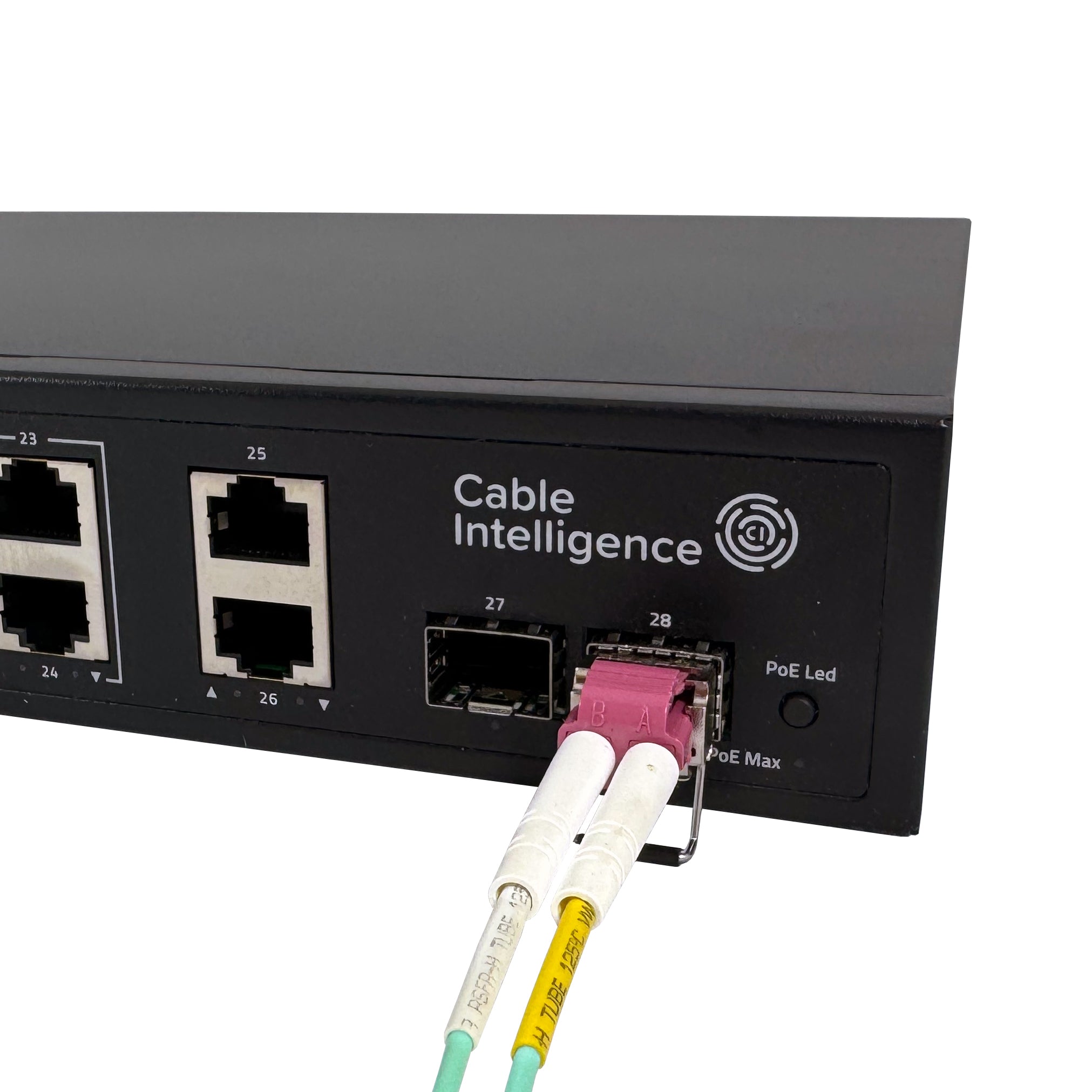 Cable Intelligence 24 Port Gigabit Intelligent PoE+ Switch With 2 x 1G SFP Ports