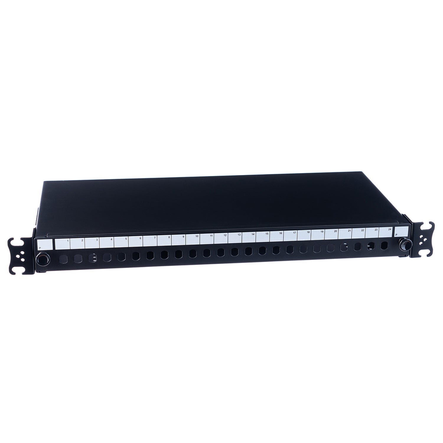 Unloaded Sliding Fibre Optic Patch Panel For 24 x ST 1U