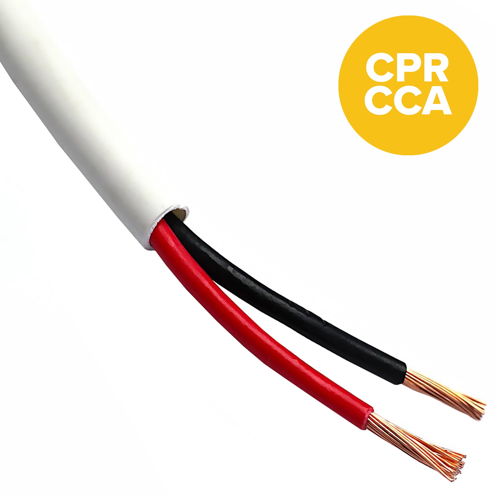 2 Core Oxygen-Free Cca-s1b,d1,a1 Speaker Cable 100m