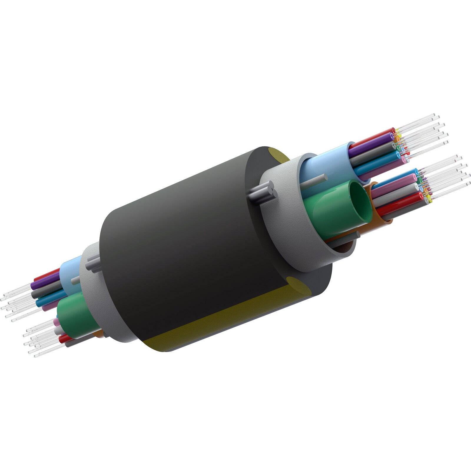 Excel OS2 Singlemode 9/125 Loose Tube Ultra Light Weight Rodent Resistant G.675.A1 Fca Aerial Fibre Optic Cable Black (Per Metre)