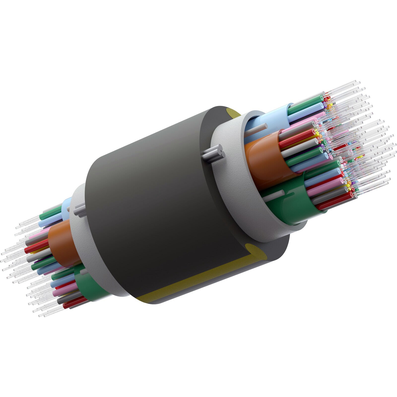 Excel OS2 Singlemode 9/125 Loose Tube Ultra Light Weight Rodent Resistant G.675.A1 Fca Aerial Fibre Optic Cable Black (Per Metre)