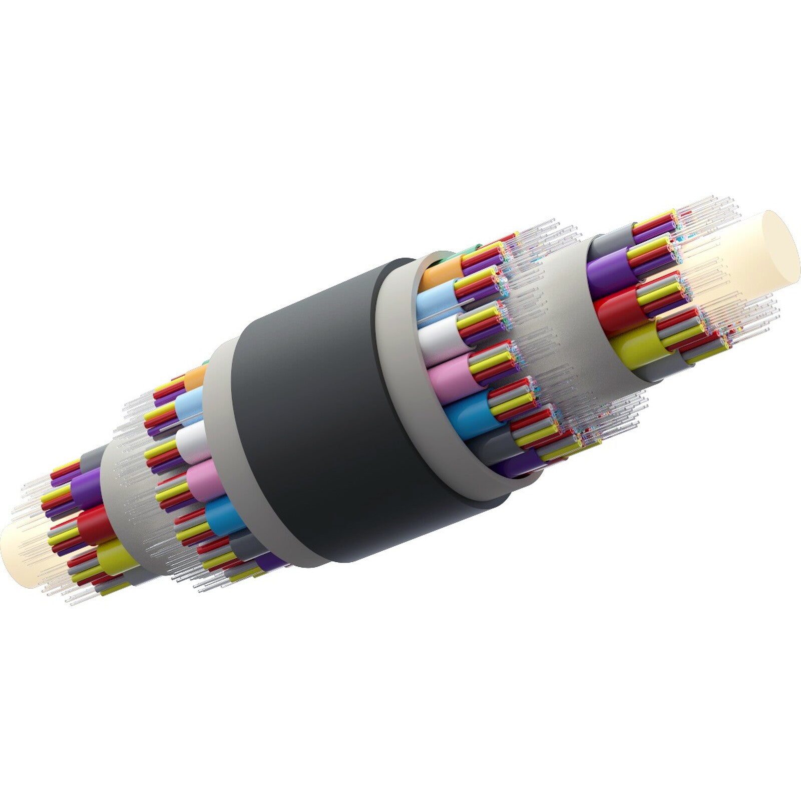 Excel OS2 Singlemode 9/125 Multi Loose Tube G.675.A1 HDPE Fca Fibre Optic Cable Black (Per Metre)