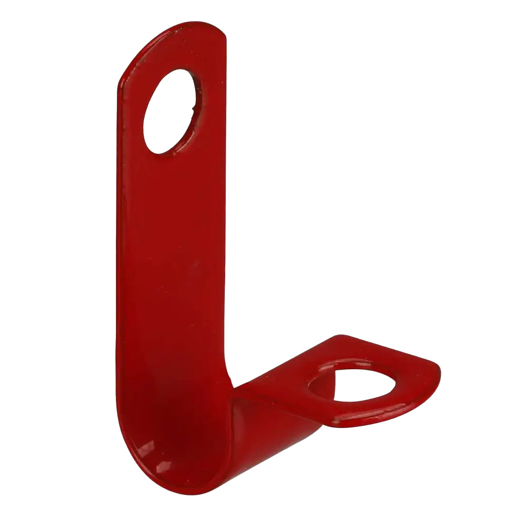Fire Rated 8.1-8.4mm Single Cable P Clip Red - Pack of 50