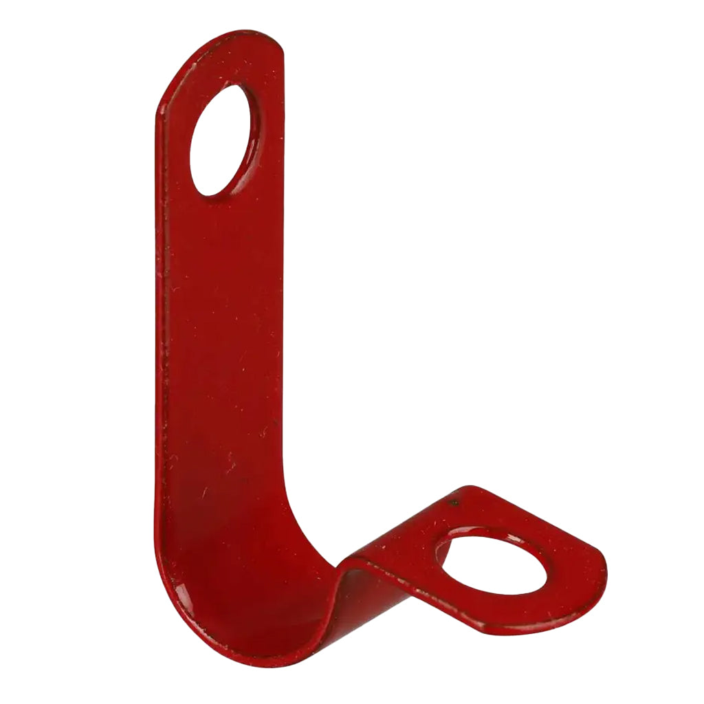 Fire Rated 8.7-9.0mm Single Cable P Clip Red - Pack of 50