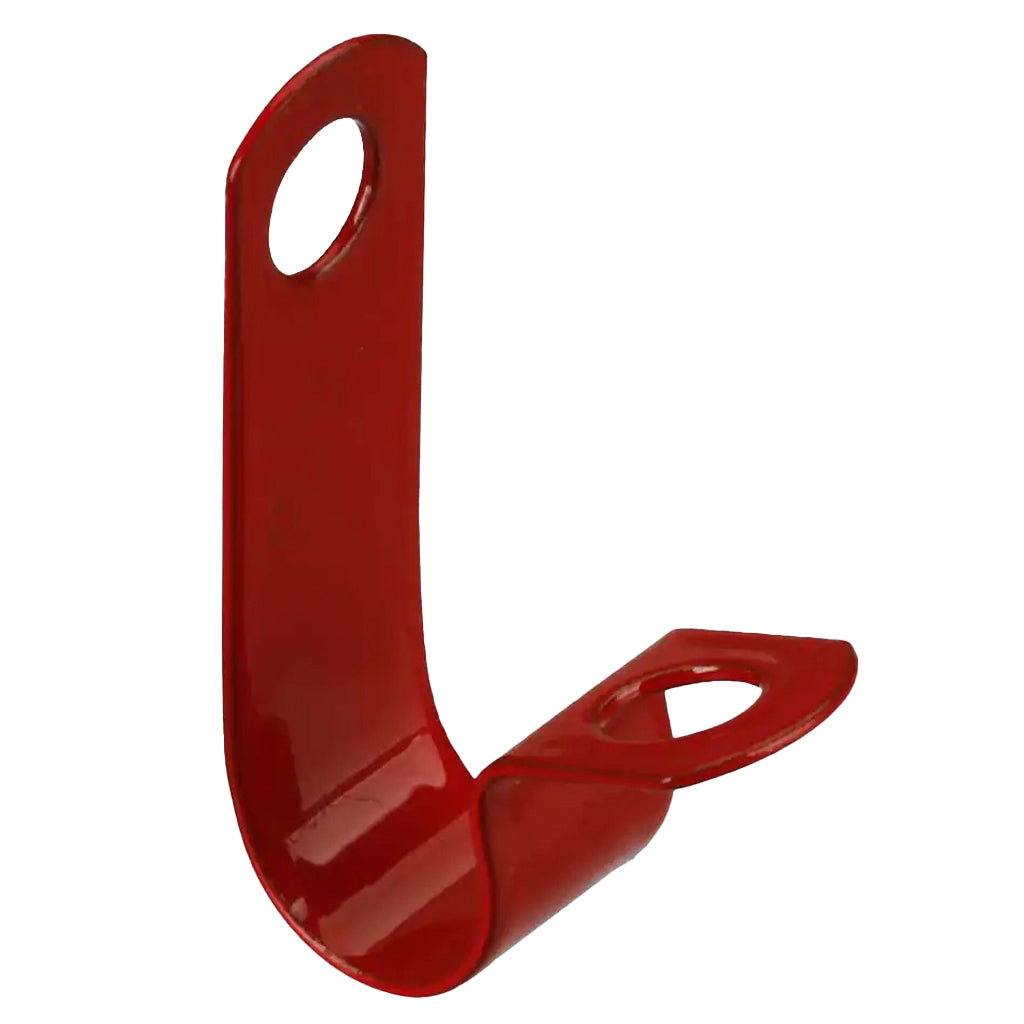 Fire Rated 9.4-9.9mm Single Cable P Clip Red - Pack of 50