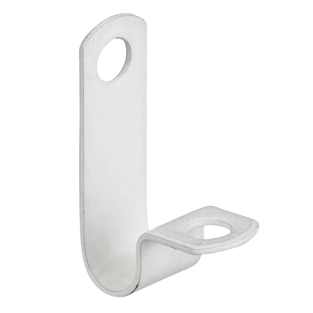 Fire Rated 7.0-7.3mm Single Cable P Clip White - Pack of 50