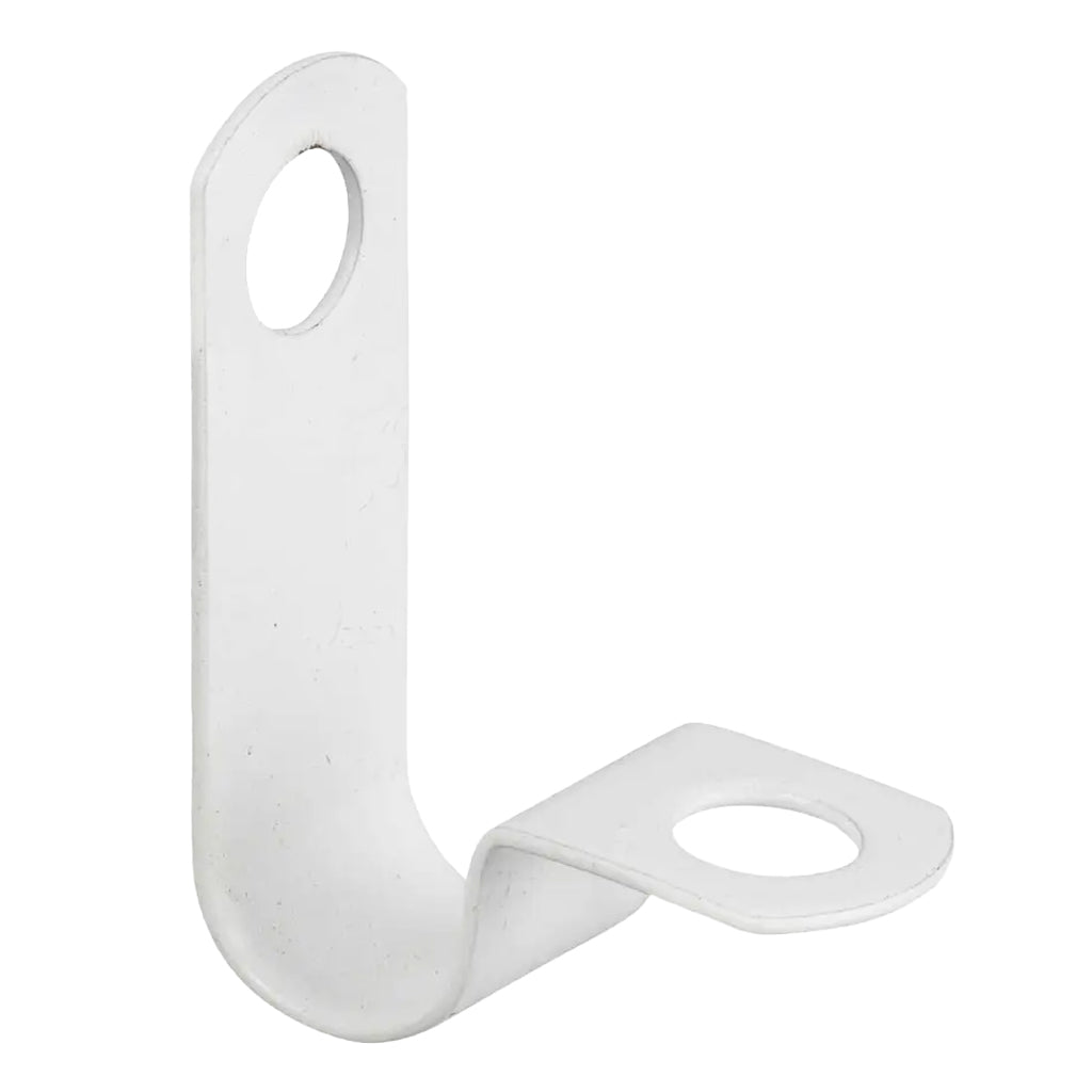 Fire Rated 8.1-8.4mm Single Cable P Clip White - Pack of 50