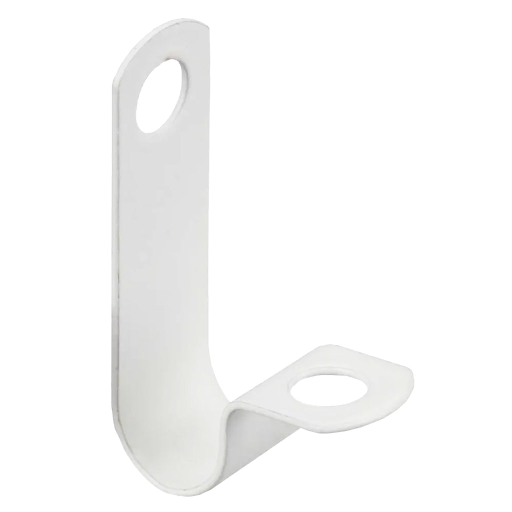 Fire Rated 9.4-9.9mm Single Cable P Clip White - Pack of 50