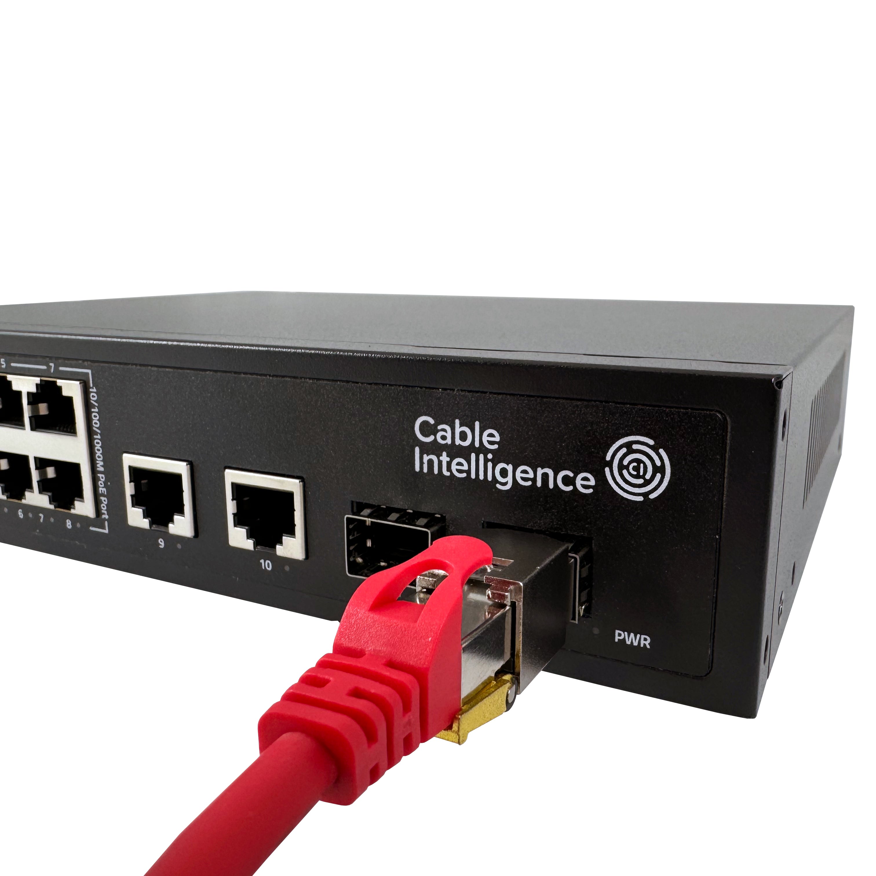 Cable Intelligence 8 Port Gigabit Intelligent PoE+ Switch With 2 x 1G SFP Ports