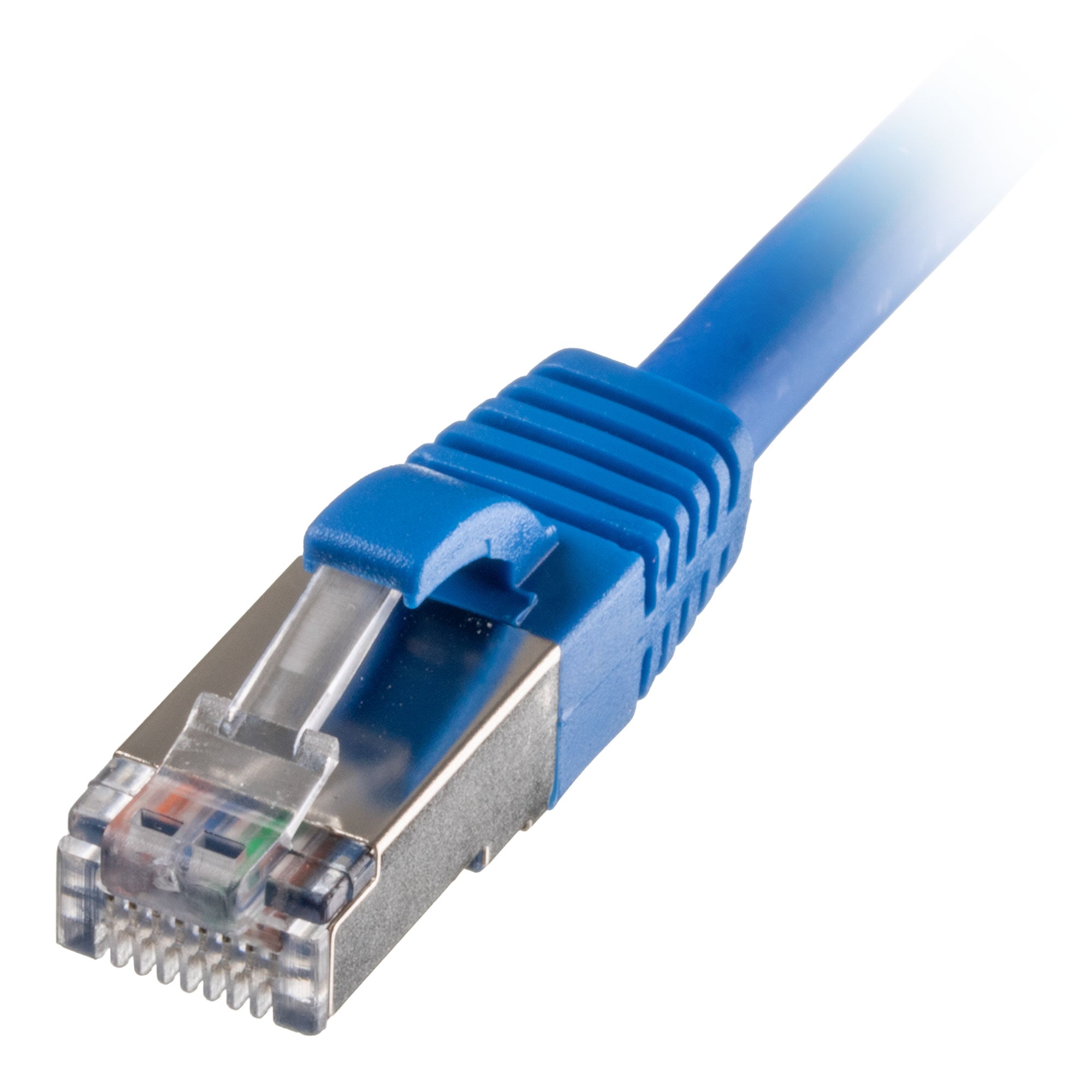 Blue Cat6a S/FTP LSZH Patch Lead