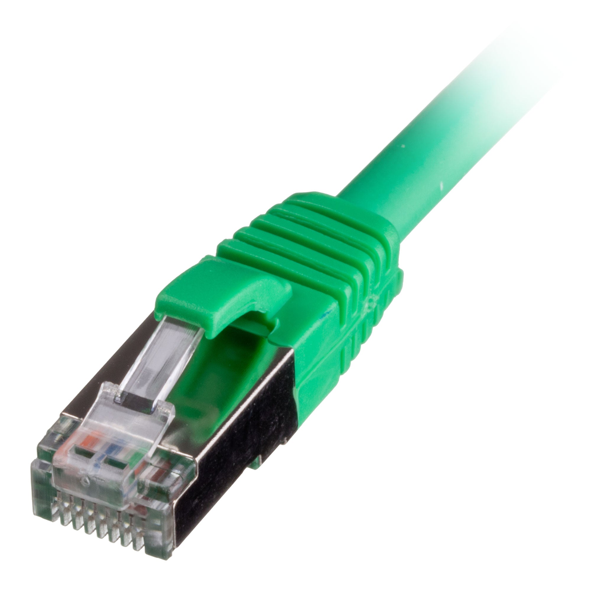 Green Cat6a S/FTP LSZH Patch Lead