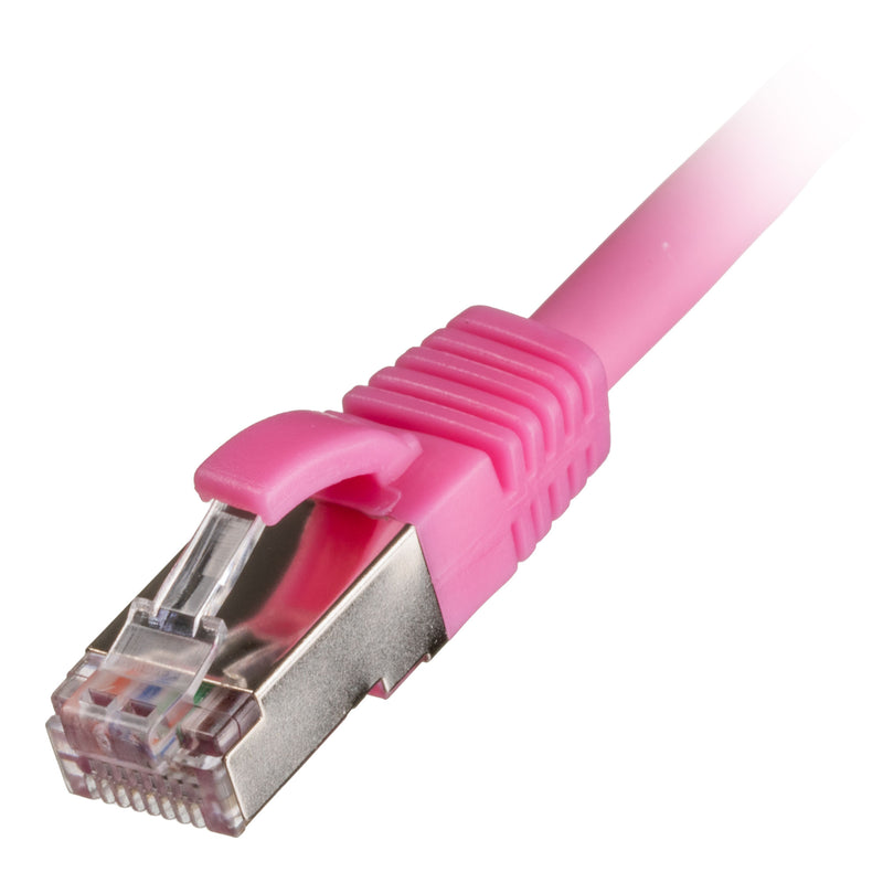 Pink Cat6a S/FTP LSZH Patch Lead