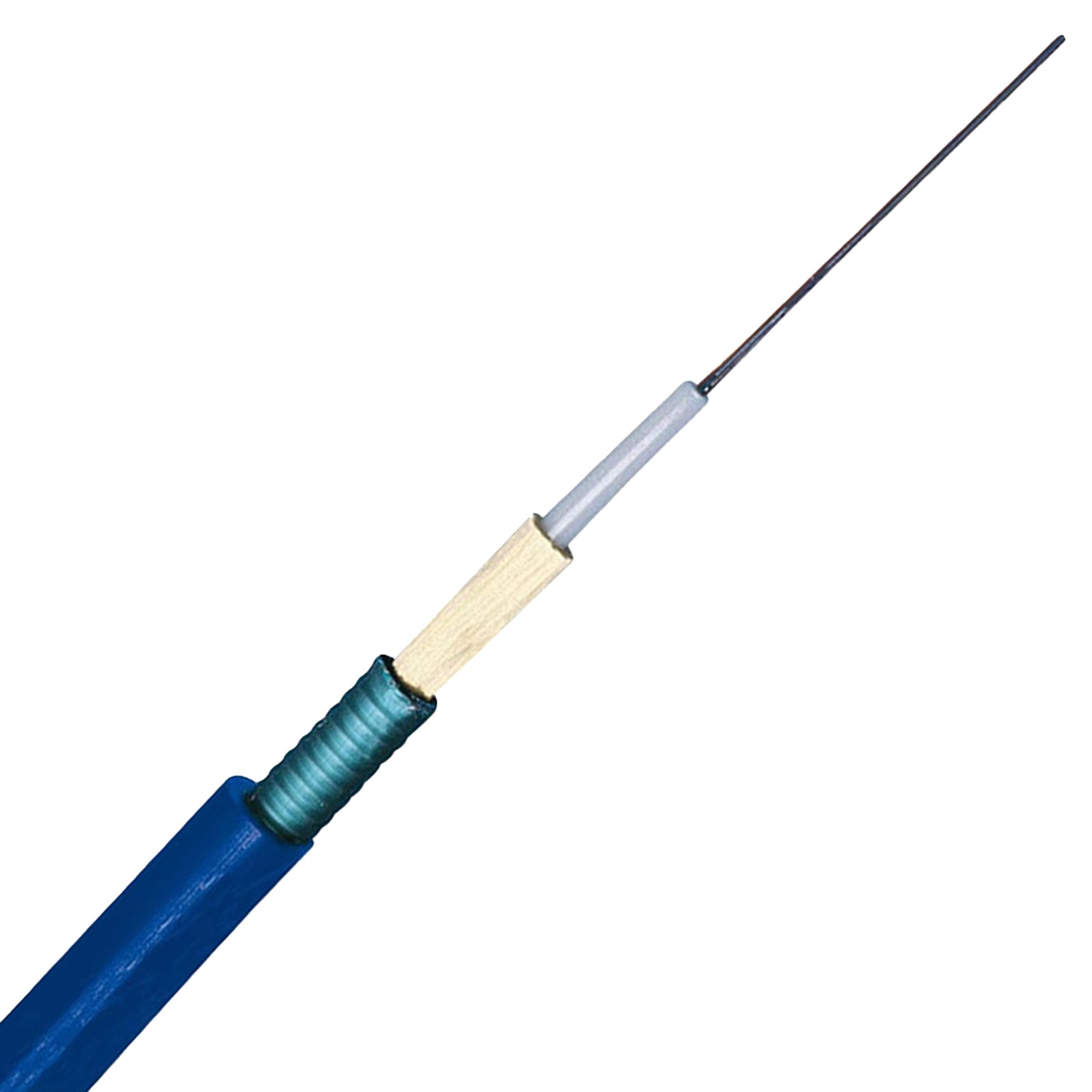 Excel OS2 Singlemode 9/125 Armoured Corrugated Steel Tape (CST) Loose Tube Eca Fibre Optic Cable Blue (Per Metre)