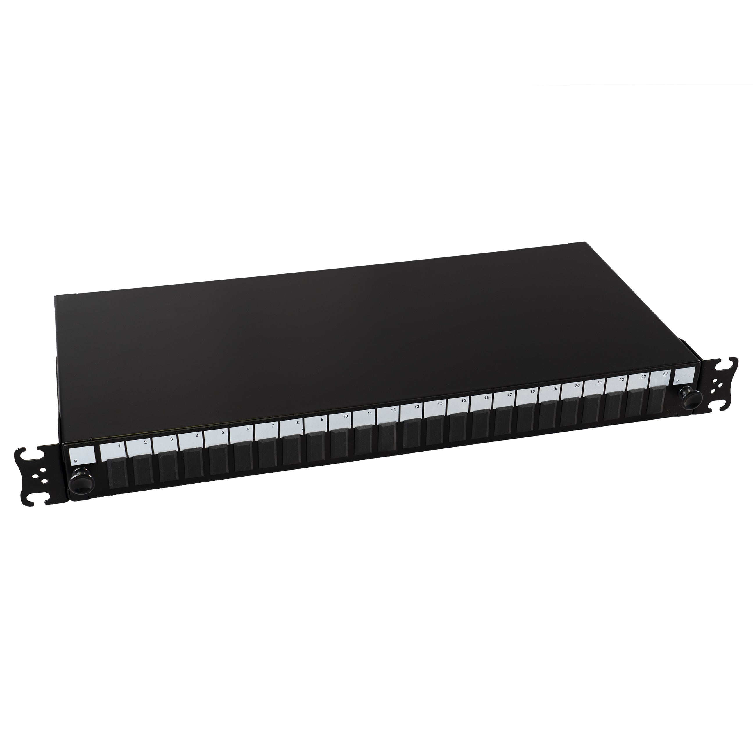 Unloaded Sliding Fibre Optic Patch Panel For 24 x SC Simplex/LC Duplex 1U