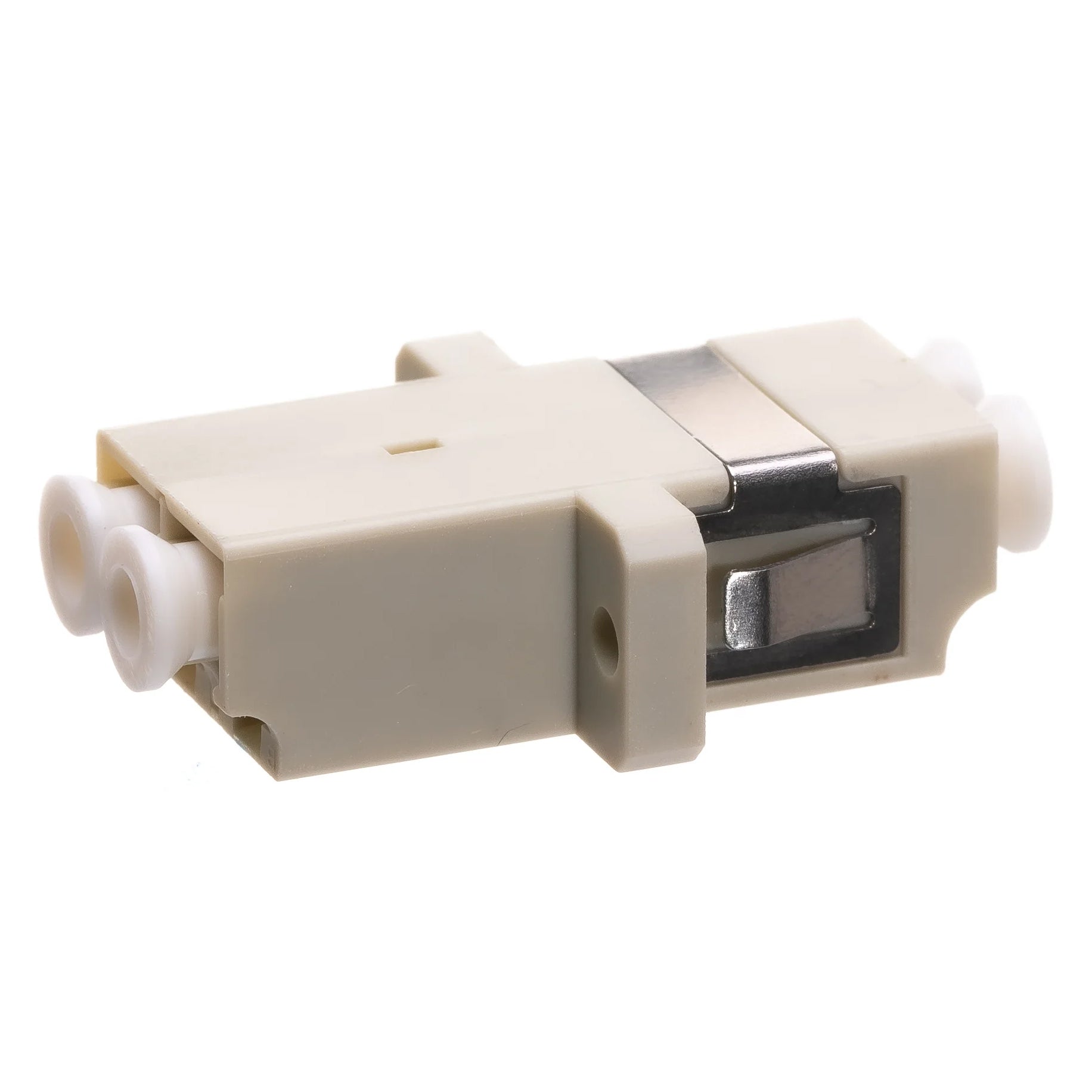 Multimode LC Duplex Adaptor Beige