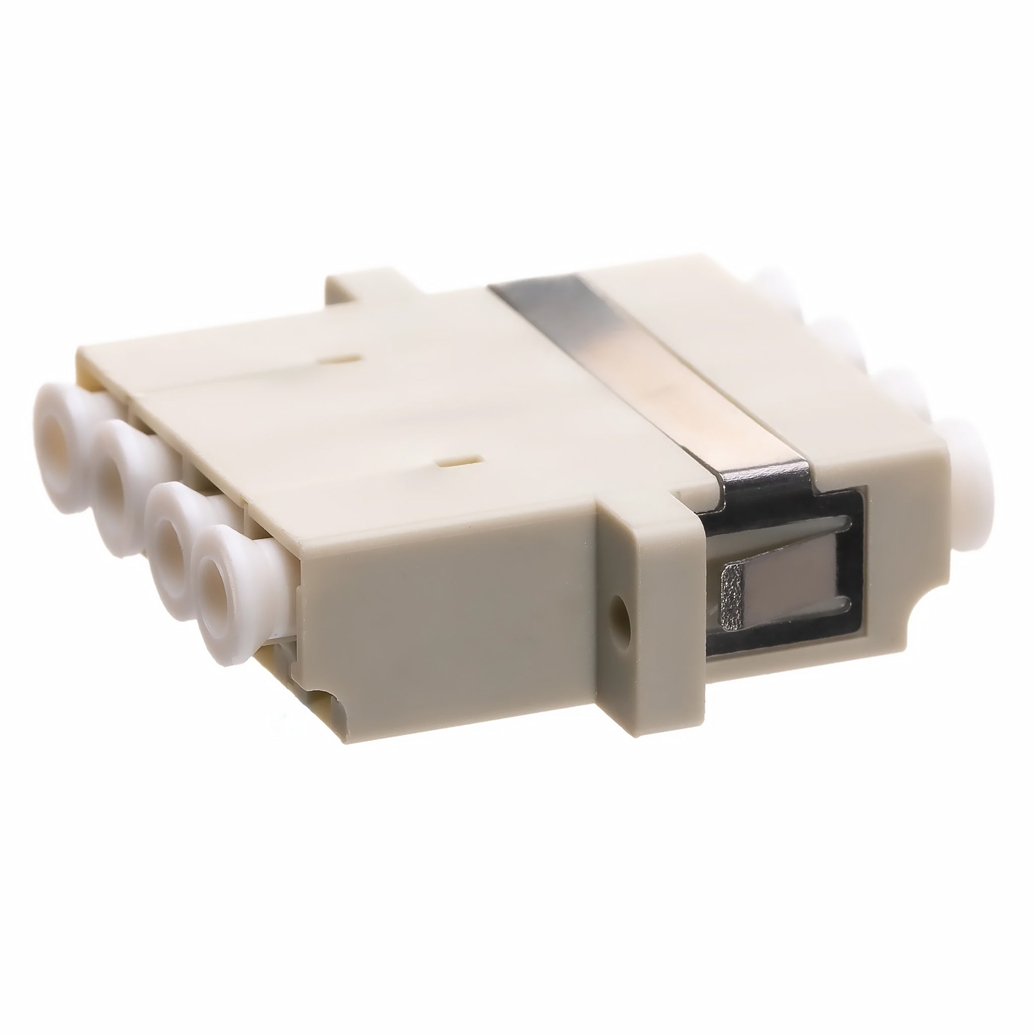 Multimode LC Quad Adaptor Beige