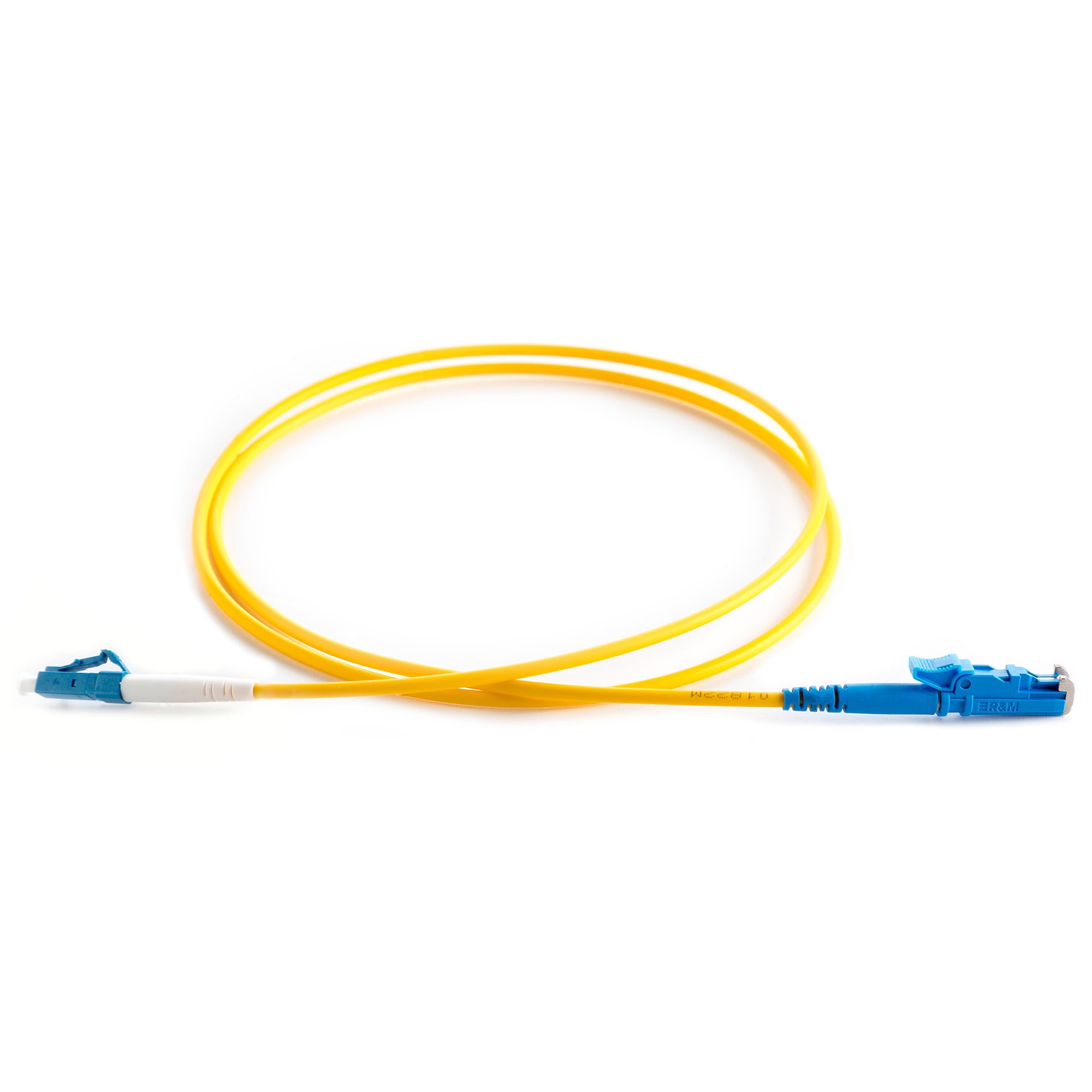 OS2 9/125 Singlemode Simplex E2000-LC LSZH Fibre Patch Lead