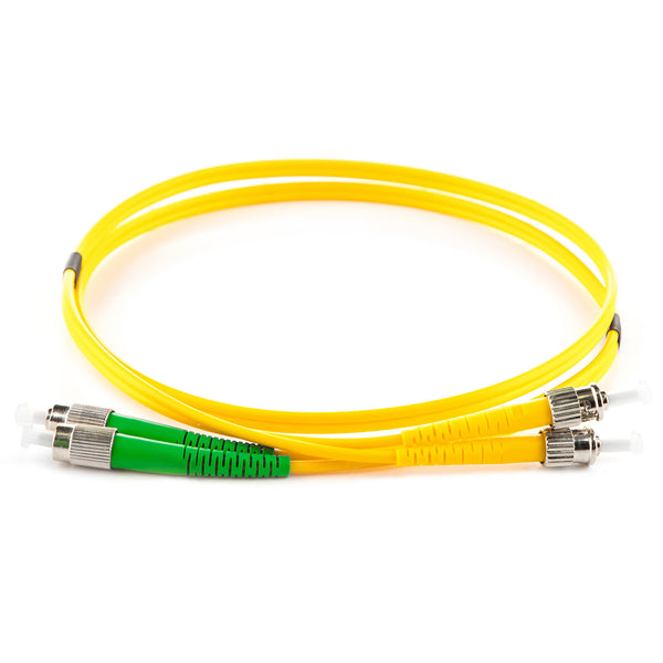 OS2 9/125 Singlemode Duplex FC/APC-ST LSZH Fibre Patch Lead