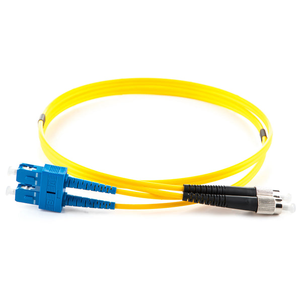 OS2 9/125 Singlemode Duplex SC-FC LSZH Fibre Patch Lead