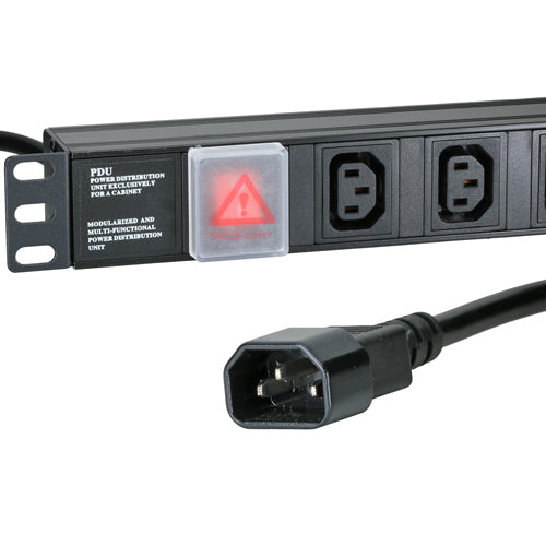 IEC-C13 Horizontal PDU 1U with IEC-C14 Feed (3m)