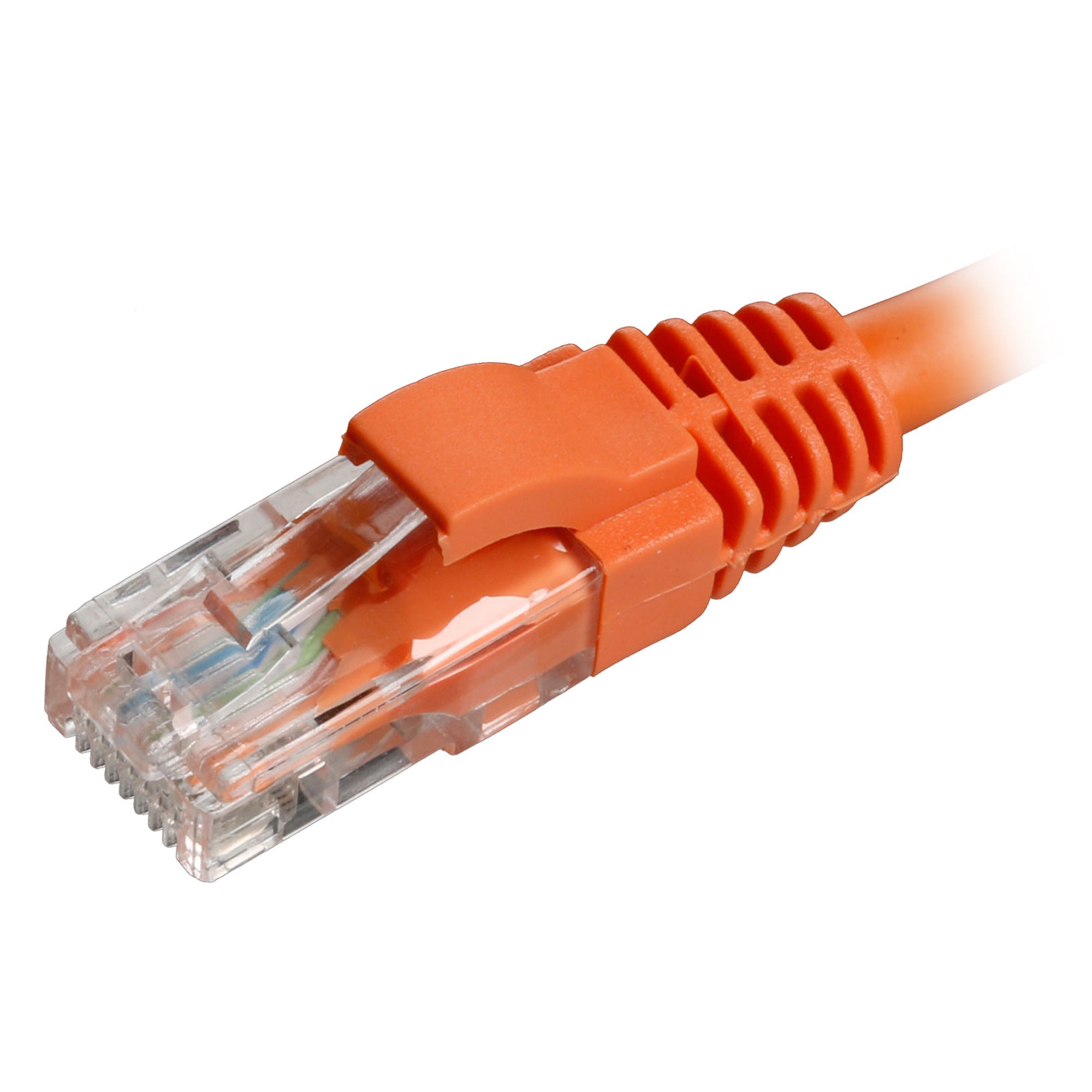 Orange Snagless Cat5e U/UTP LSZH Patch Lead