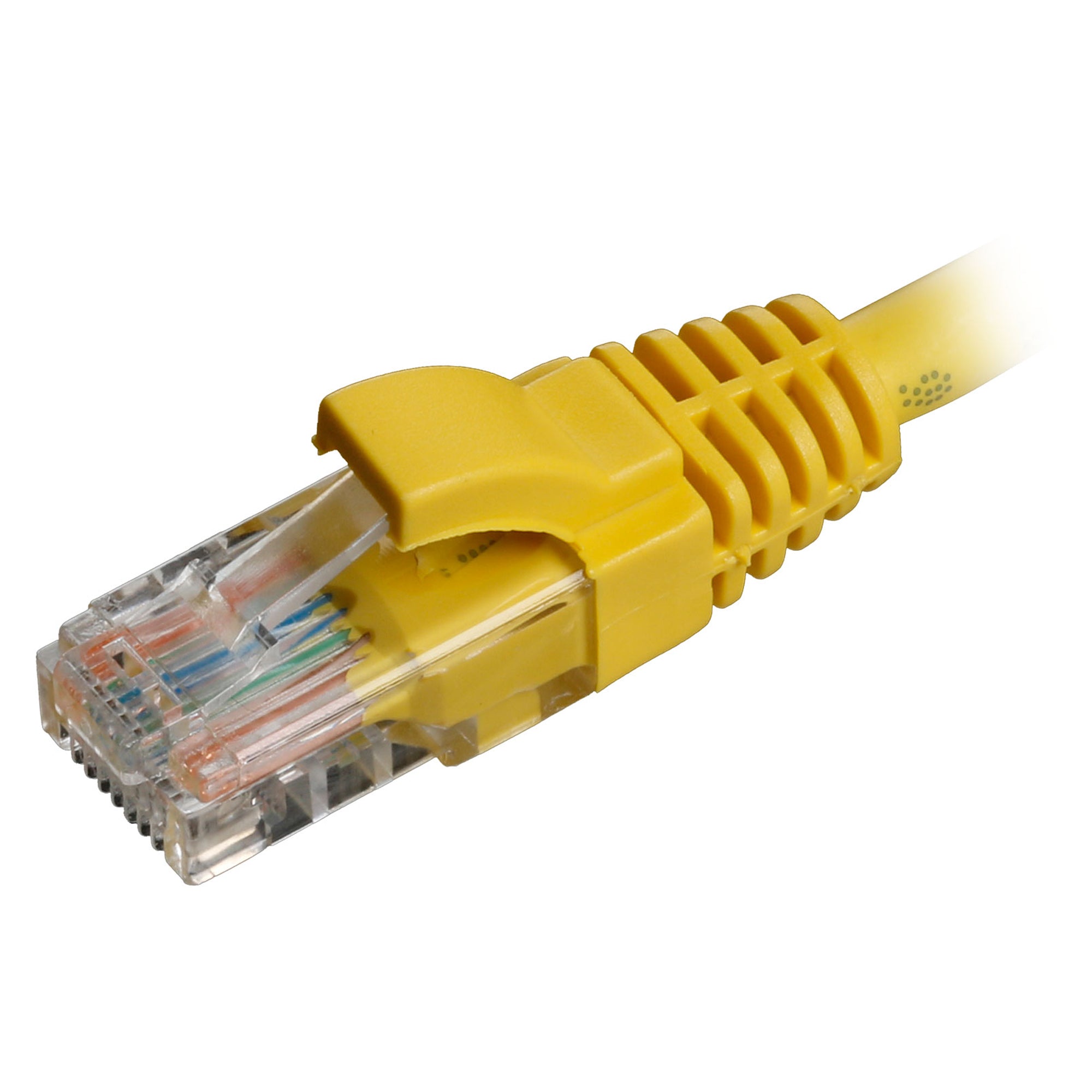 Yellow Snagless Cat5e U/UTP LSZH Patch Lead