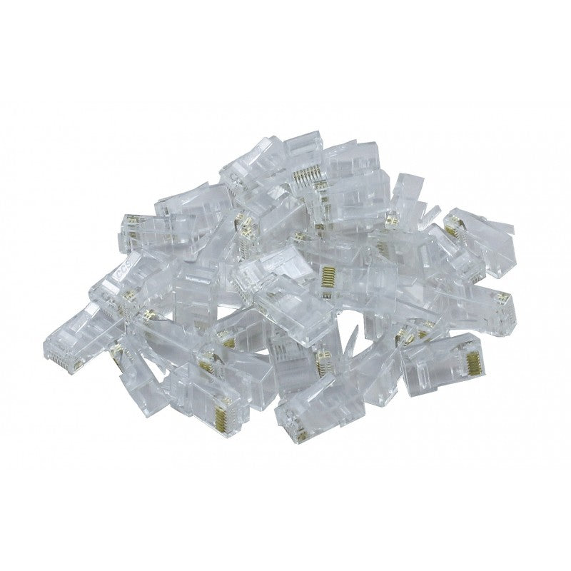 2 Part Rj45 Cat6 UTP 2 Part RJ45 Plug (Pack of 50)