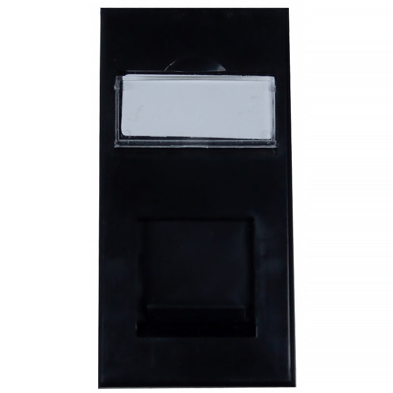 Connectix Cat6 UTP RJ45 Euro Module Black (008-000-001-29)