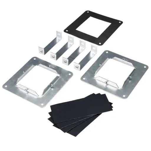 Legrand EZP144WE EZ-Path Firestop Single Wall Plate Kit