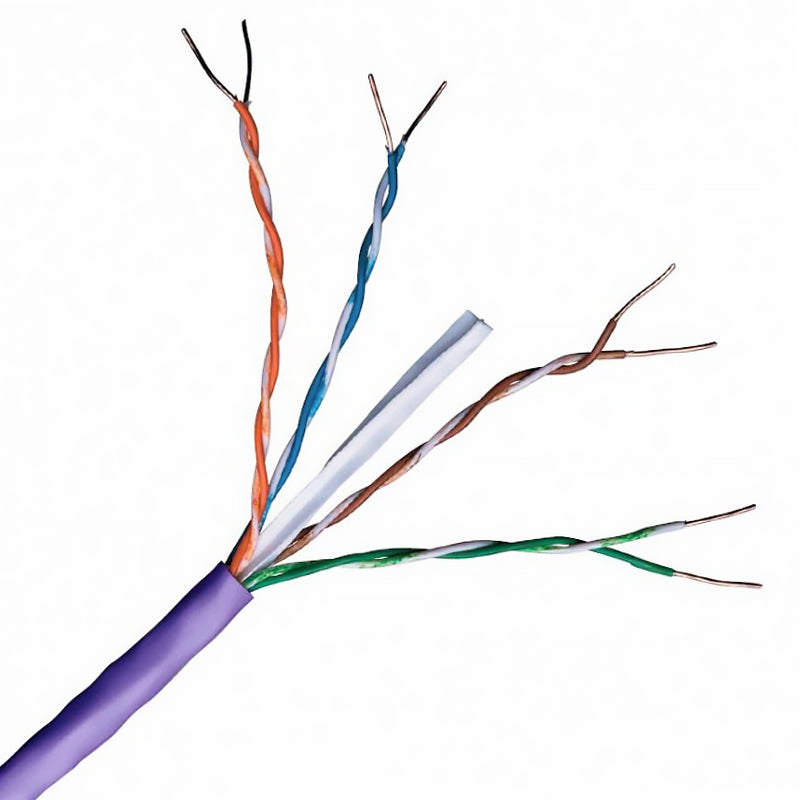 Violet Connectix Cat6 UTP LSZH Eca Solid Cable 305m