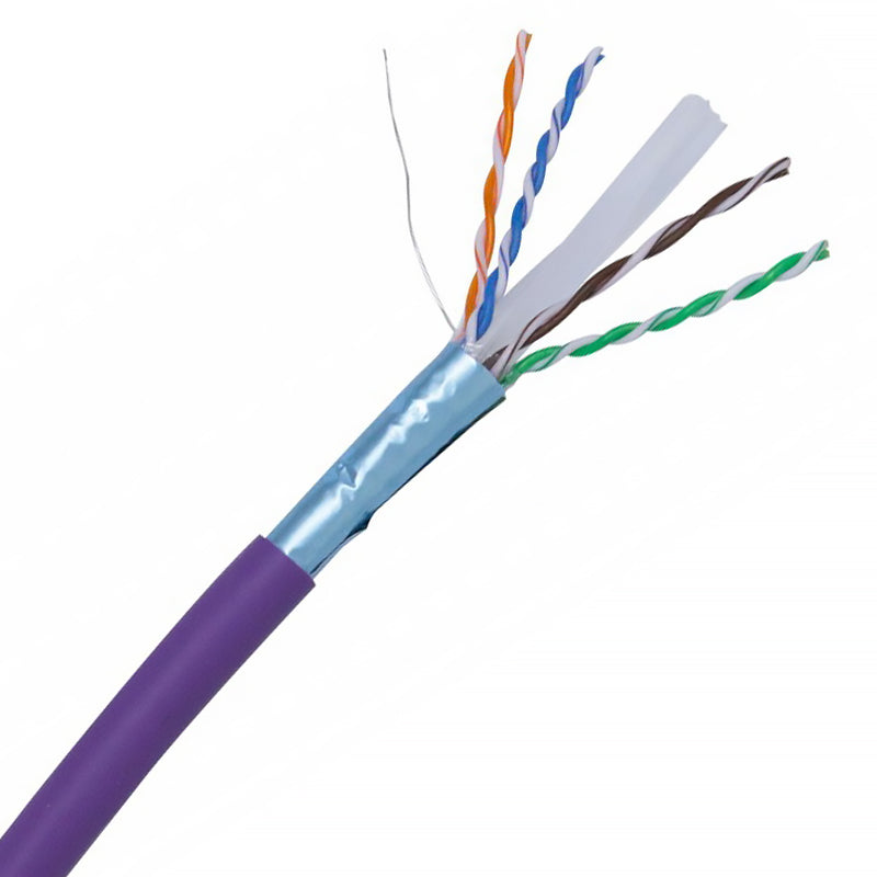 Violet Connectix Cat6 FTP LSZH Eca Solid Cable 305m