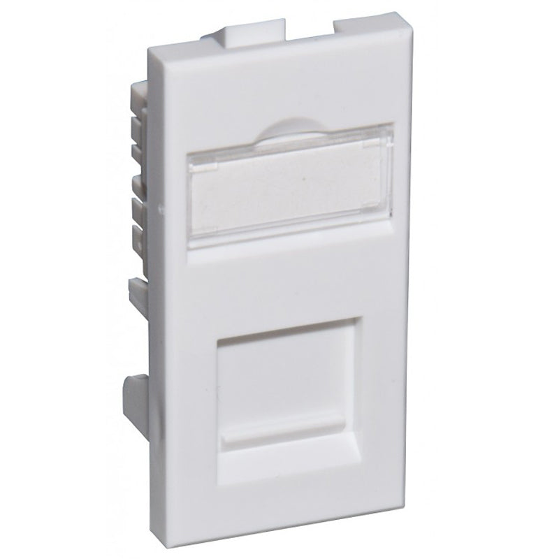 Connectix Cat5e FTP RJ45 Euro Module White