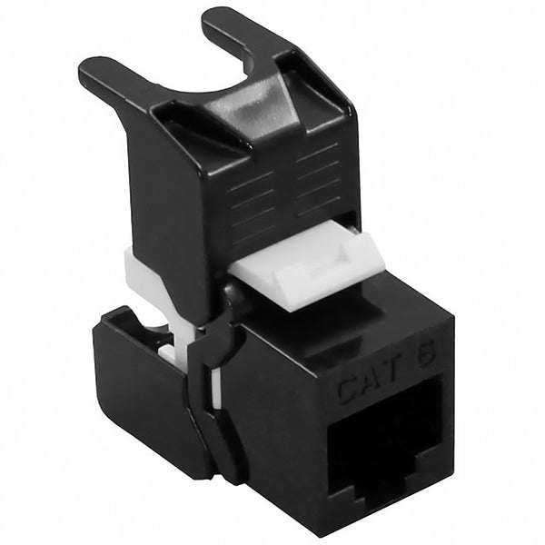 ACCOPPIATORE KEYSTONE JACK RJ45 CAT.6E NERO (NW-KU6P-BK)