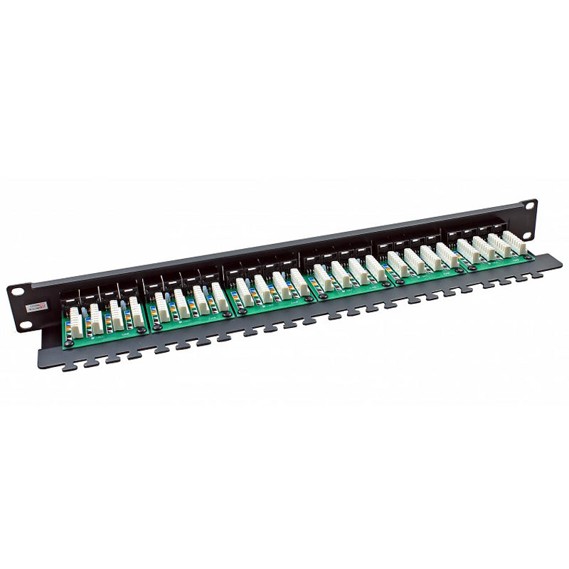 Connectix 24 Way Cat6 UTP Right Angled Patch Panel