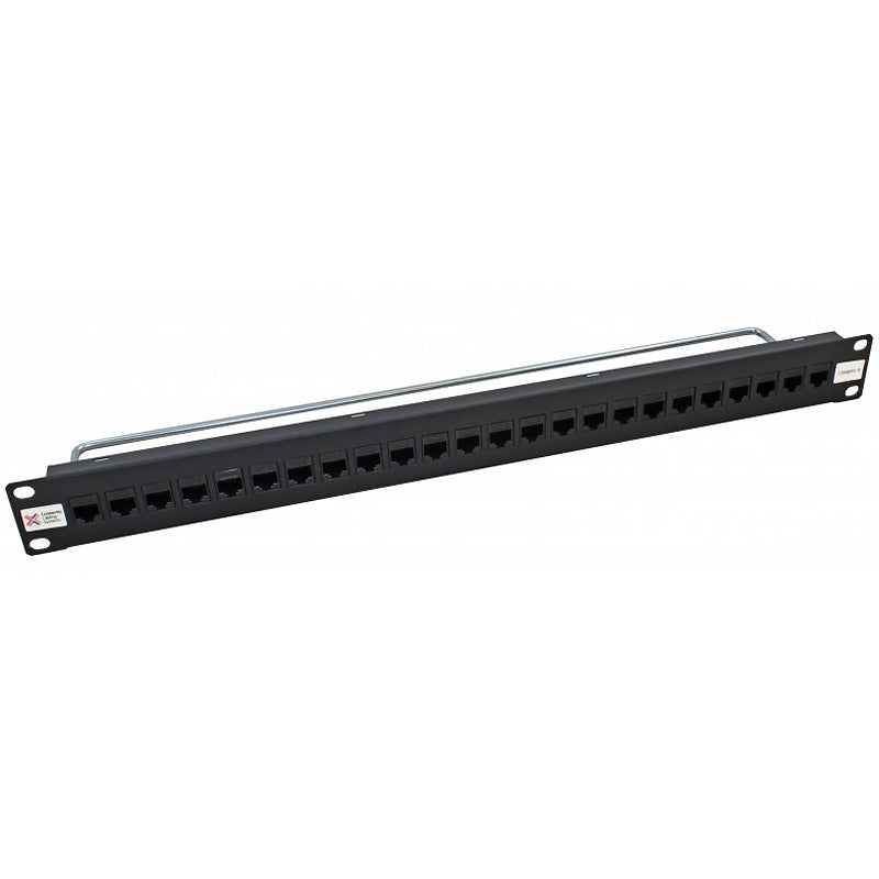 Connectix 24 Way Cat6 UTP Through Coupler Patch Panel