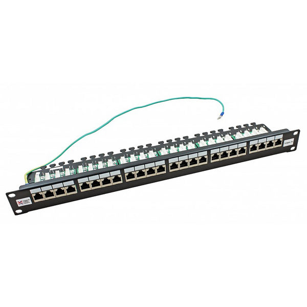 Connectix 24 Port Cat5e FTP Right Angled Patch Panel