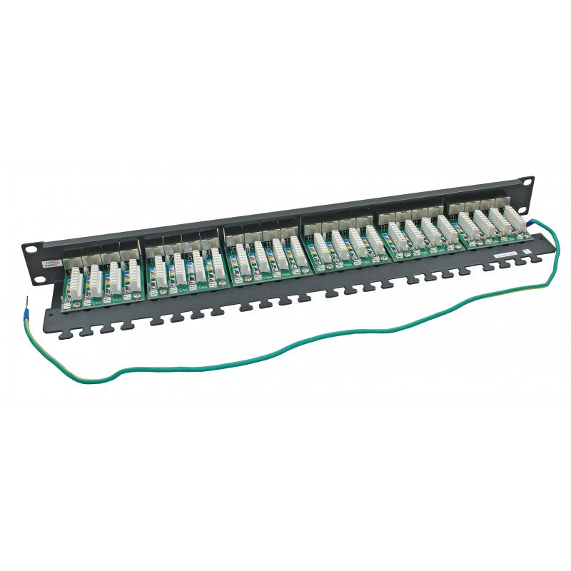 Connectix 24 Port Cat6a FTP Right Angled Patch Panel