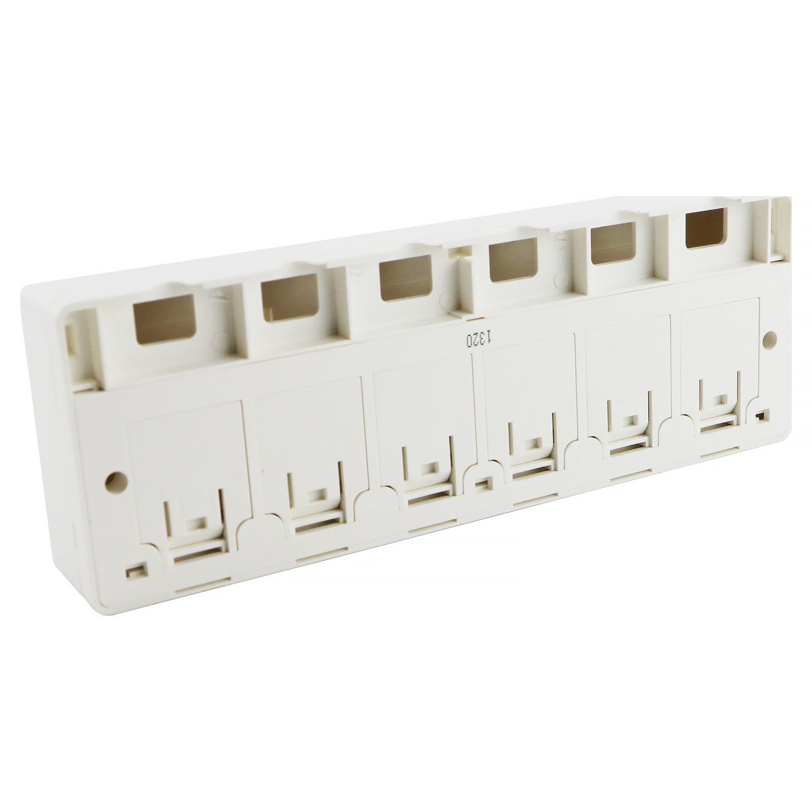 Excel Cat5e Plus Surface Mount Box 6 Port White