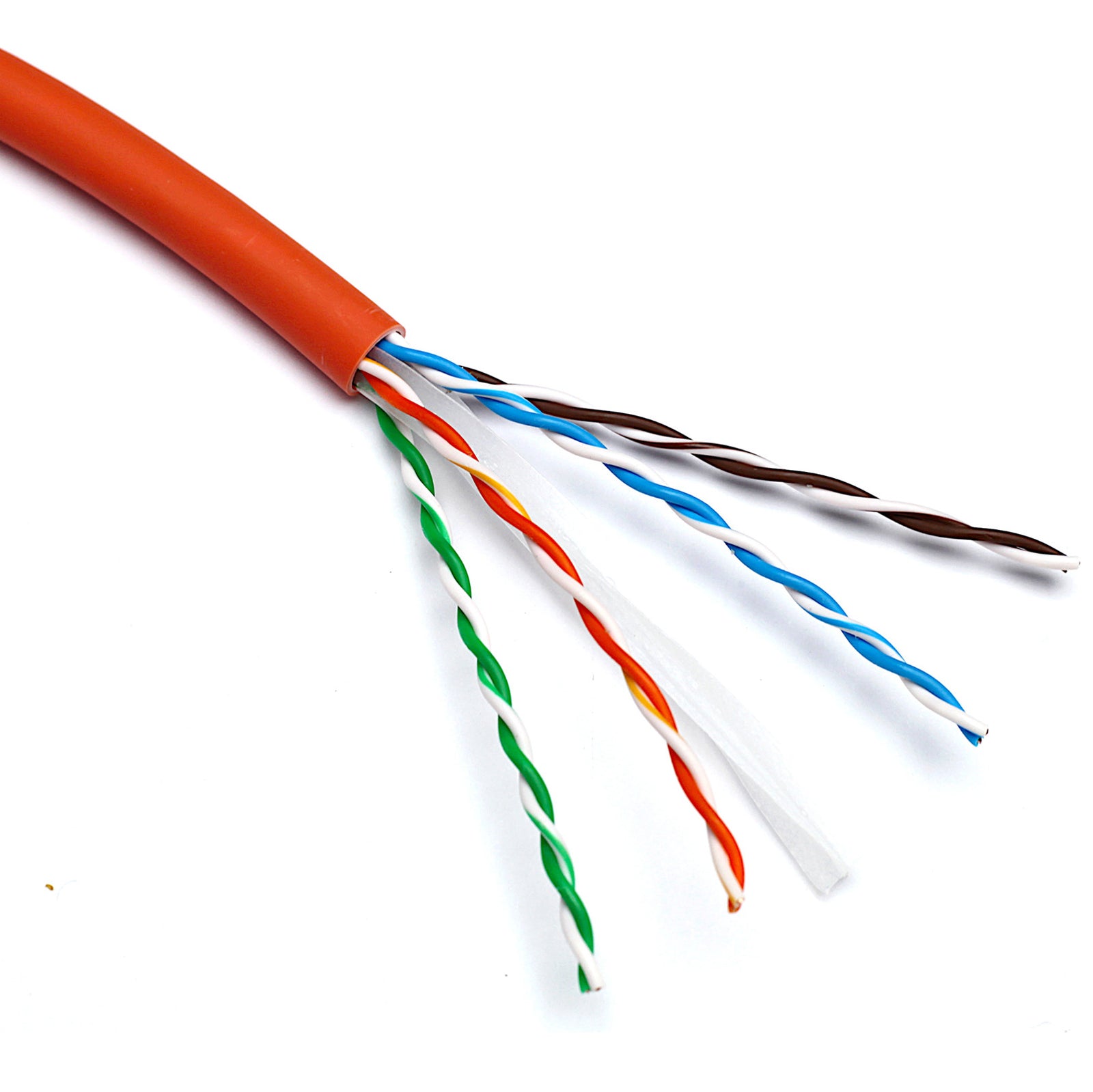Orange Excel Cat6 UTP LSZH Dca-s2,d2,a1 Solid Cable 305m (100-075)