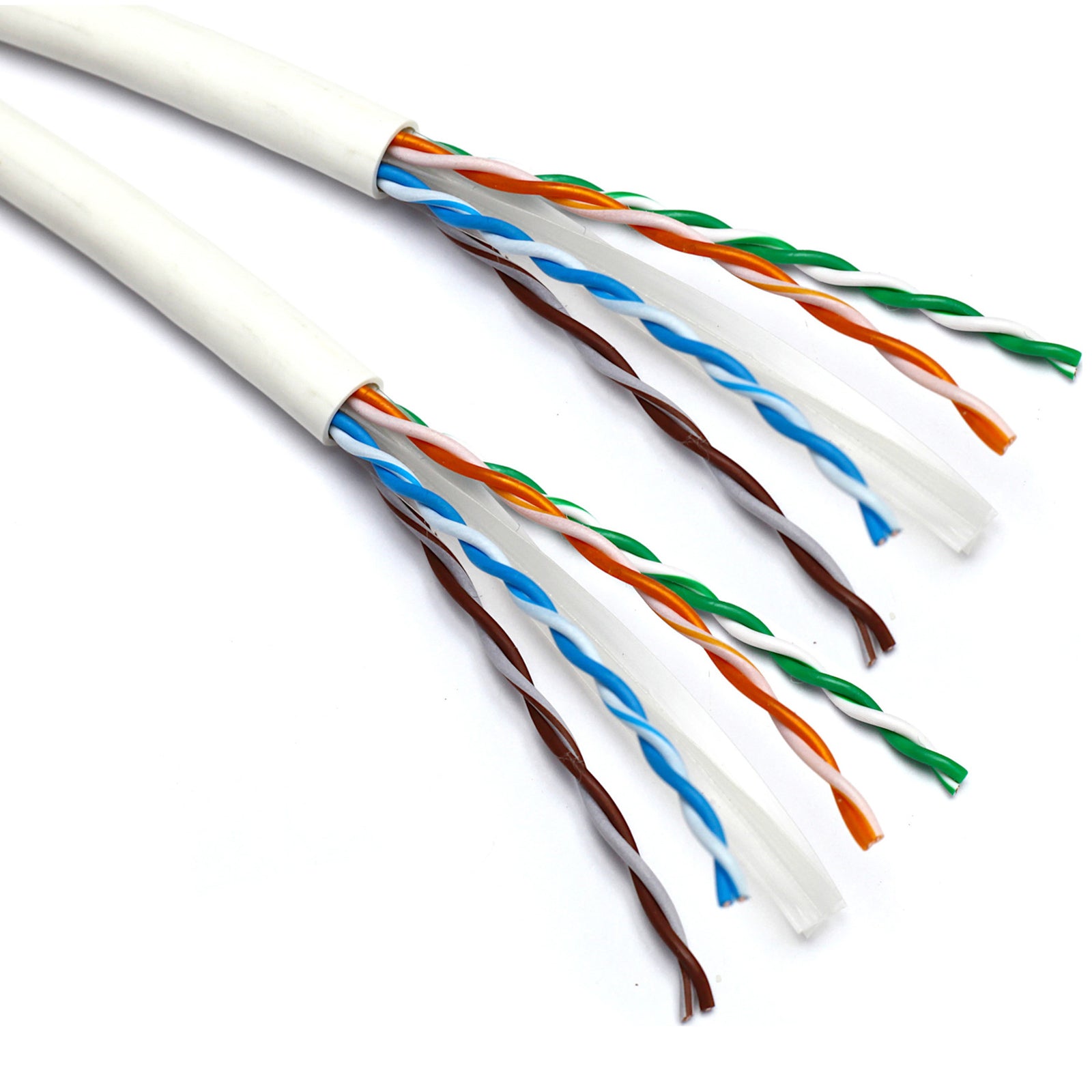 White Excel Cat6 UTP LSZH Dca-s2,d2,a1 Dual Solid Cable 500m