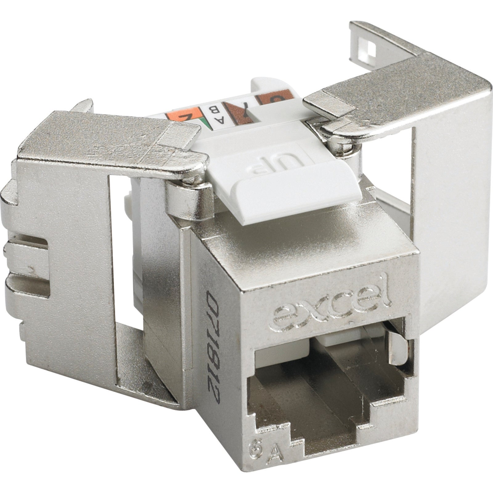 Excel Cat6a Low Profile Tool-Less Keystone Jack