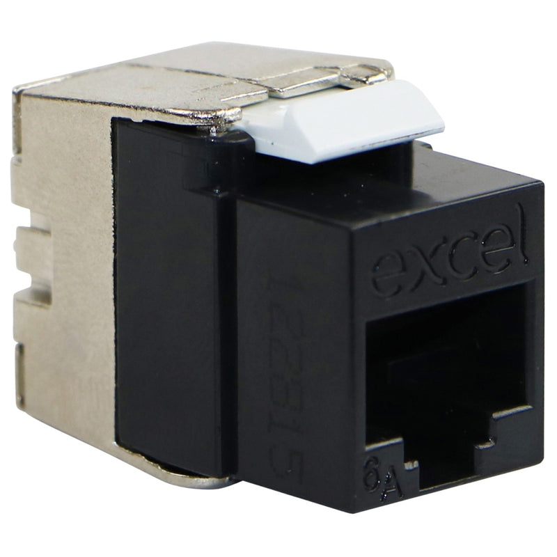 Excel Cat6a Low Profile Tool-Less Keystone Jack