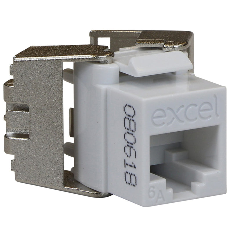 Excel Cat6a Low Profile Tool-Less Keystone Jack